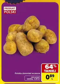 Carrefour Ziemniaki wczesne polskie oferta