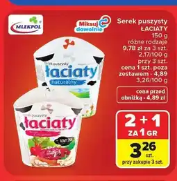 Carrefour Serek puszysty Łaciaty naturalny oferta