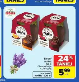 Carrefour Deser czekoladowy z maliną Rians oferta