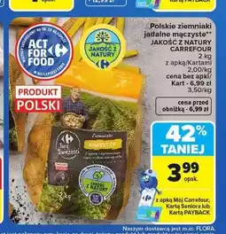 Carrefour Ziemniaki jadalne mączyste Carrefour Jakość Z Natury oferta
