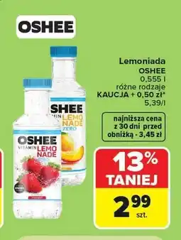 Carrefour Lemoniada Oshee Vitamin Lemonade truskawka oferta