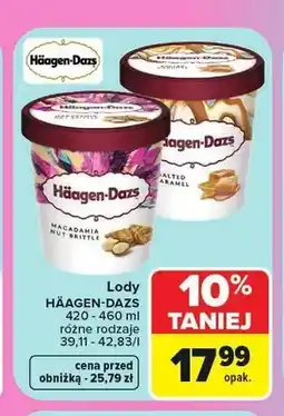 Carrefour Lody Häagen-Dazs Macadamia Nut Brittle oferta