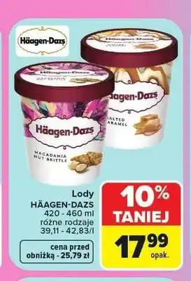 Carrefour Lody Häagen-Dazs Macadamia Nut Brittle oferta