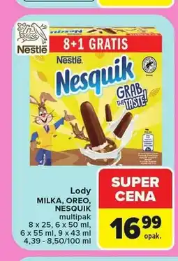 Carrefour Lody Nesquik Grab the Taste 9-pak oferta