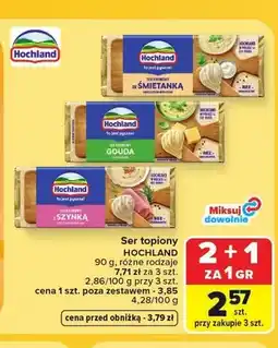 Carrefour Ser topiony Hochland ze śmietanką oferta