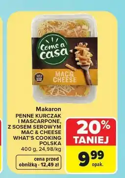 Carrefour Makaron penne kurczak i mascarpone Come a casa oferta