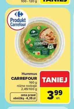 Carrefour Hummus klasyczny Carrefour Sensation oferta