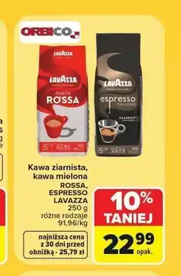 Carrefour Kawa mielona Lavazza Qualità Rossa oferta
