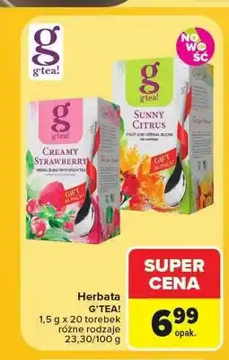 Carrefour Herbata G'Tea! Creamy Strawberry oferta