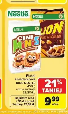 Carrefour Płatki śniadaniowe Nestlé Cini Minis oferta
