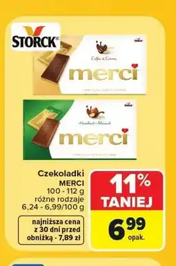Carrefour Czekoladki Merci Coffee & Cream oferta