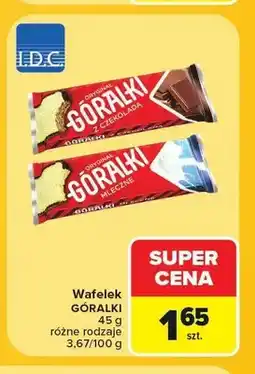 Carrefour Wafelek Góralki z czekoladą oferta