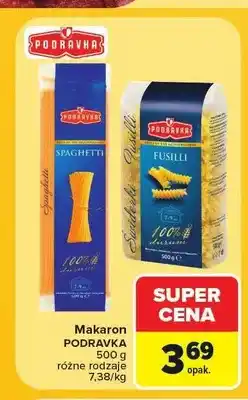 Carrefour Makaron spaghetti Podravka oferta