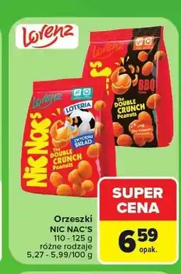 Carrefour Orzeszki Nic Nac's Double Crunch Peanuts oferta