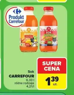 Carrefour Napój Carrefour Marchew Jabłko Banan oferta
