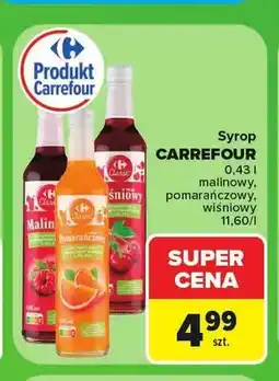 Carrefour Syrop Carrefour pomarańczowy oferta