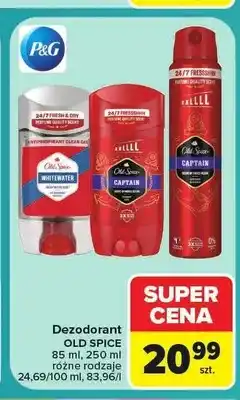 Carrefour Dezodorant w żelu Old Spice Whitewater oferta