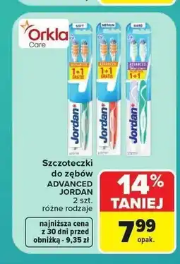 Carrefour Szczoteczki do zębów Jordan Advanced Soft oferta