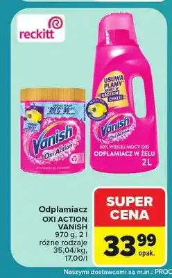 Carrefour Odplamiacz w proszku Oxi Action Vanish oferta