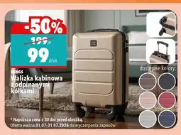 Biedronka Walizka kabinowa Wings z odpinanymi kółkami oferta