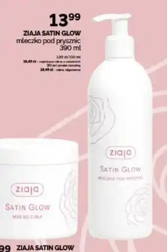 Ziko Dermo Ziaja Satin Glow Mleczko pod prysznic oferta