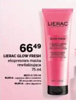Ziko Dermo LIERAC GLOW FRESH ekspressowa maska rewitalizująca oferta