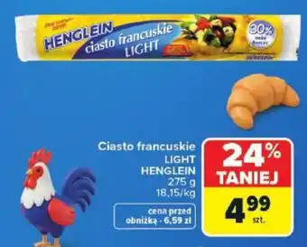 Ciasto francuskie LIGHT HENGLEIN