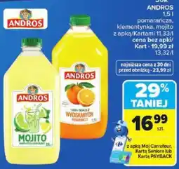 Carrefour Napoje bez alkoholu ANDROS oferta
