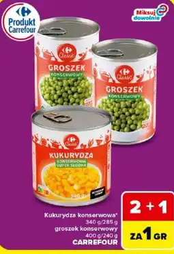 Carrefour Kukurydza konserwowa* oferta