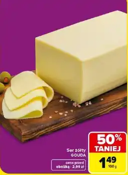 Carrefour Ser żółty Gouda oferta