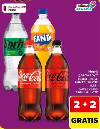 Carrefour Napój gazowany COCA-COLA, FANTA, SPRITE oferta