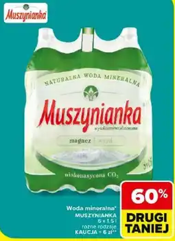 Carrefour Woda mineralna MUSZYNIANKA oferta