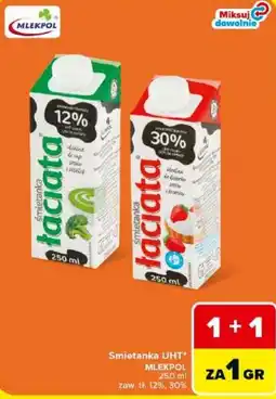 Carrefour Śmietanka UHT* MLEKPOL oferta