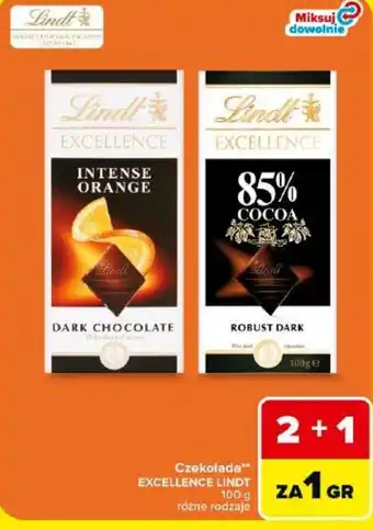 Carrefour Czekolada EXCELLENCE LINDT oferta