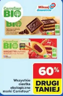 Carrefour Carrefour BIO ciastka ekologiczne oferta
