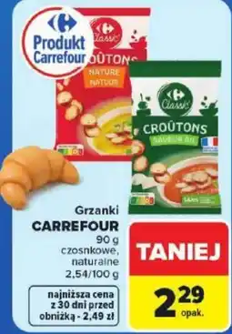 Carrefour Grzanki CARREFOUR czosnkowe, naturalne oferta