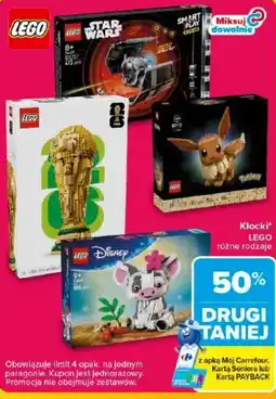 Carrefour Klocki LEGO różne rodzaje oferta