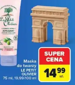 Carrefour Maska do twarzy LE PETIT OLIVIER oferta