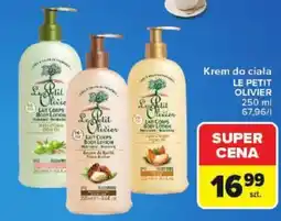 Carrefour Krem do ciała LE PETIT OLIVIER oferta