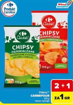 Carrefour Chipsy Classic oferta