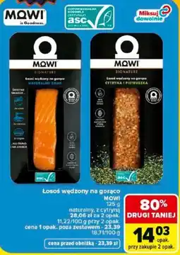 Carrefour Łosoś wędzony na gorąco MOWI oferta