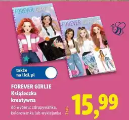 Lidl FOREVER GIRLIE Książeczka kreatywna oferta