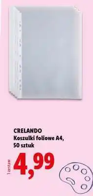 Lidl CRELANDO Koszulki foliowe A4, 50 sztuk oferta