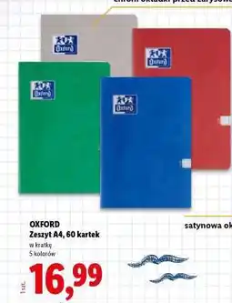 Lidl Oxford Zeszyt A4, 60 kartek oferta