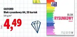 Lidl OXFORD Blok rysunkowy A4, 20 kartek oferta