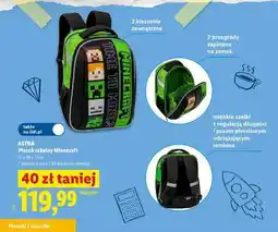 Lidl Plecak szkolny Minecraft oferta
