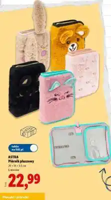 Lidl ASTRA Piórnik pluszowy oferta