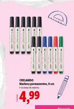 Lidl CRELANDO Markery permanentne, 6 szt oferta