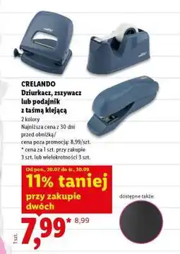 Lidl CRELANDO Dziurkacz, zszywacz lub podajnik z taśmą klejącą oferta