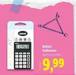 Lidl REXUS Kalkulator oferta